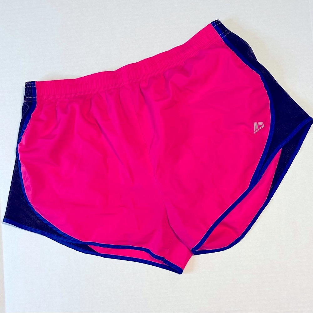 RBX running shorts. Pink, blue & black. Size XL.
